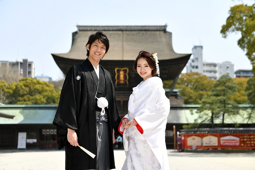 前撮りプランと費用 福岡の結婚式 和婚 神社婚 なら筥崎宮ウェディング